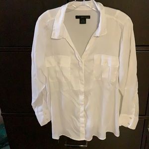 White Calvin Klein Blouse